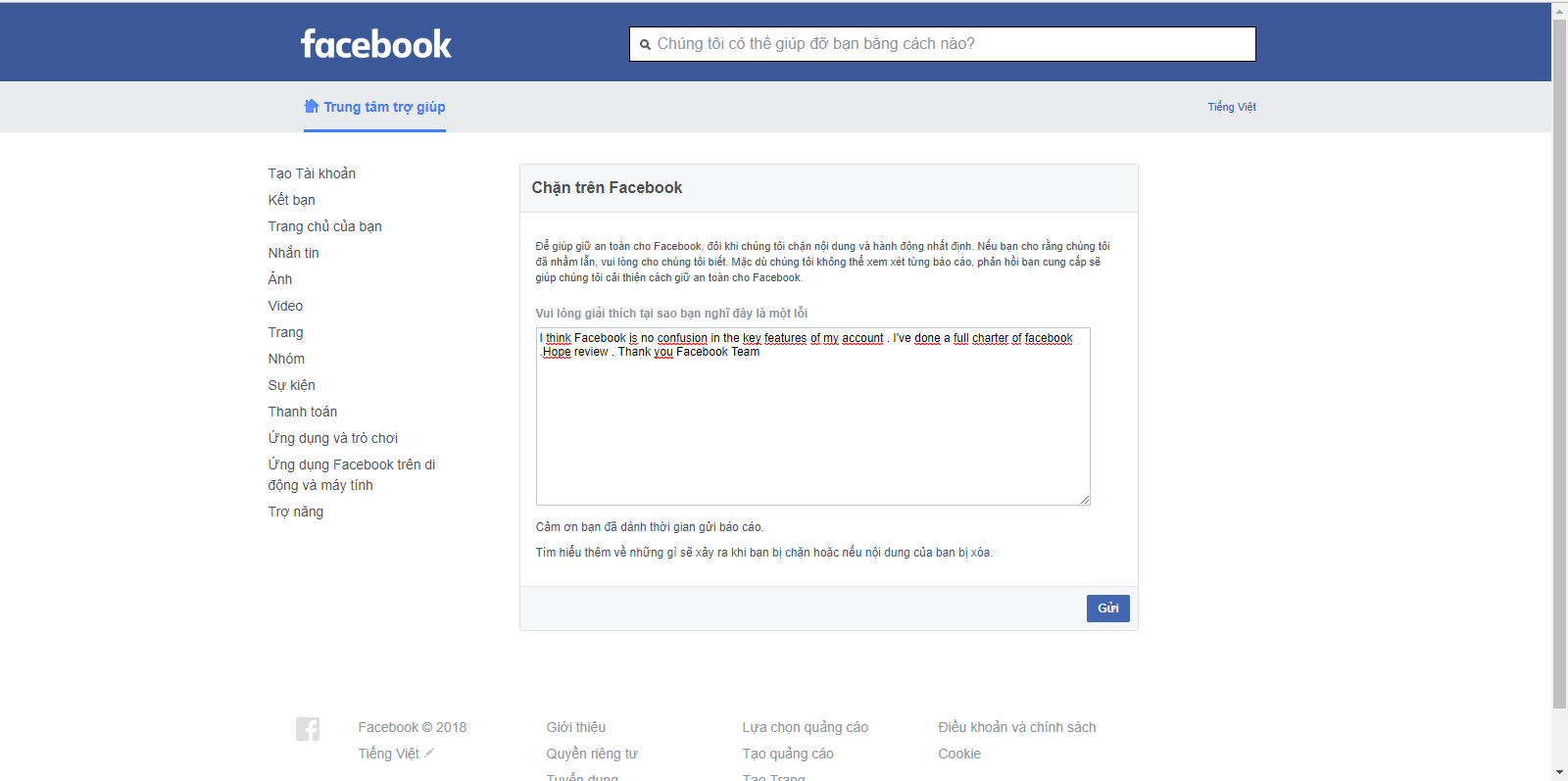Cách mở chặn tính năng facebook