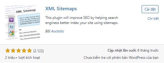Tạo XML Sitemap bằng plugin Google XML Sitemaps